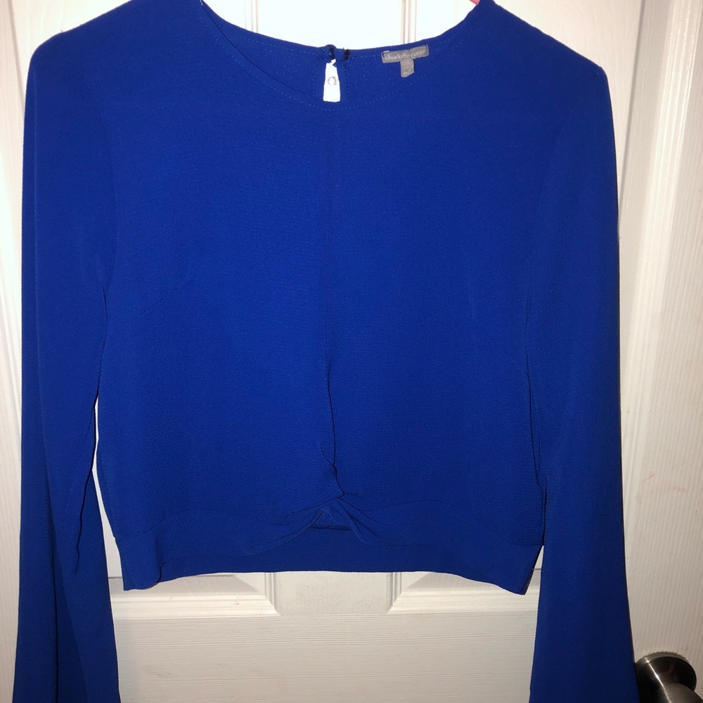 Long sleeve crop top
